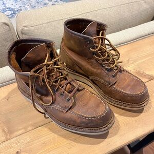 Red Wing “Classic Moc - 1907” Men's Brown Leather Boots - Sz 9D